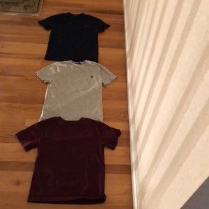 Excellent condition 2 Polo RL tees and 1 Lands End